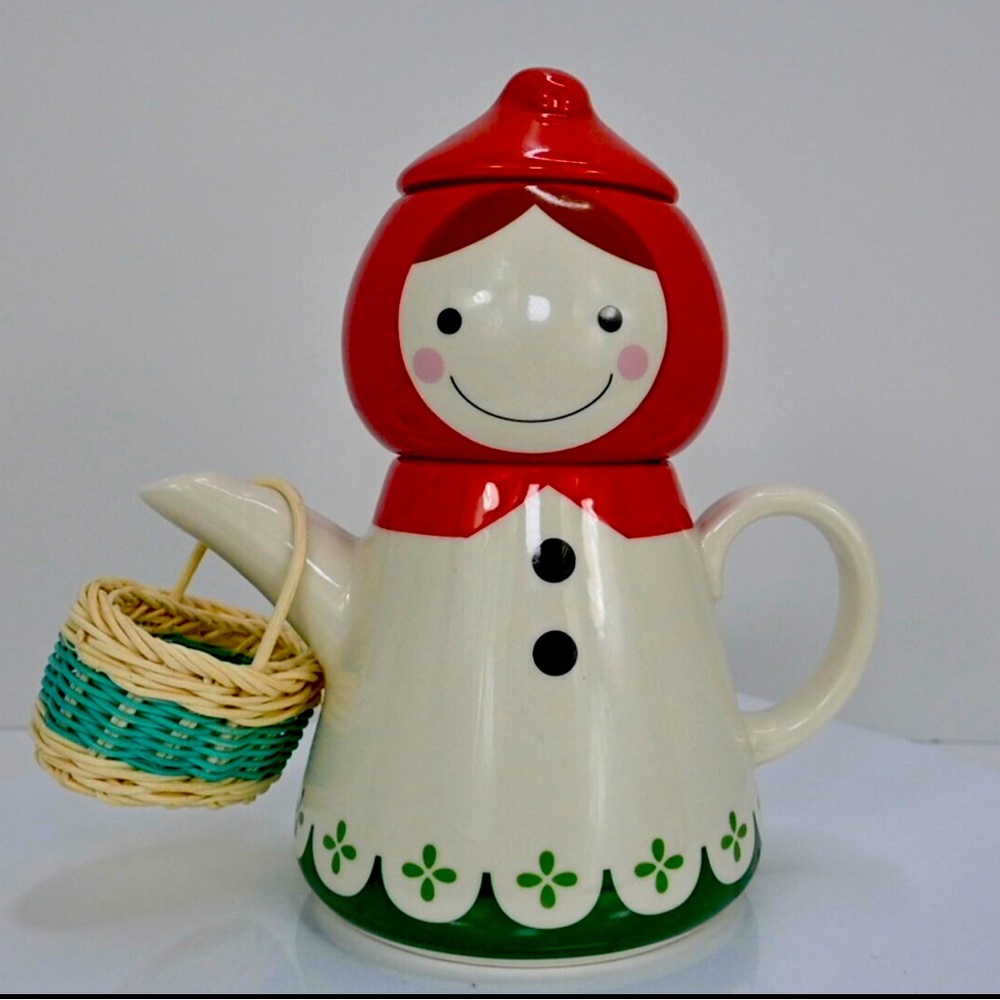 Ceramic Tea for One Red Riding Hood Set